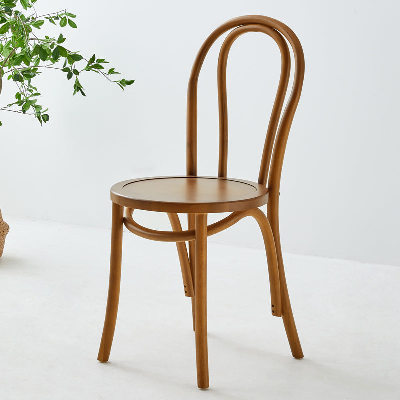 Le bois de hêtre de style moderne préside les chaises de salle à manger de cuisine arrière de Windsor