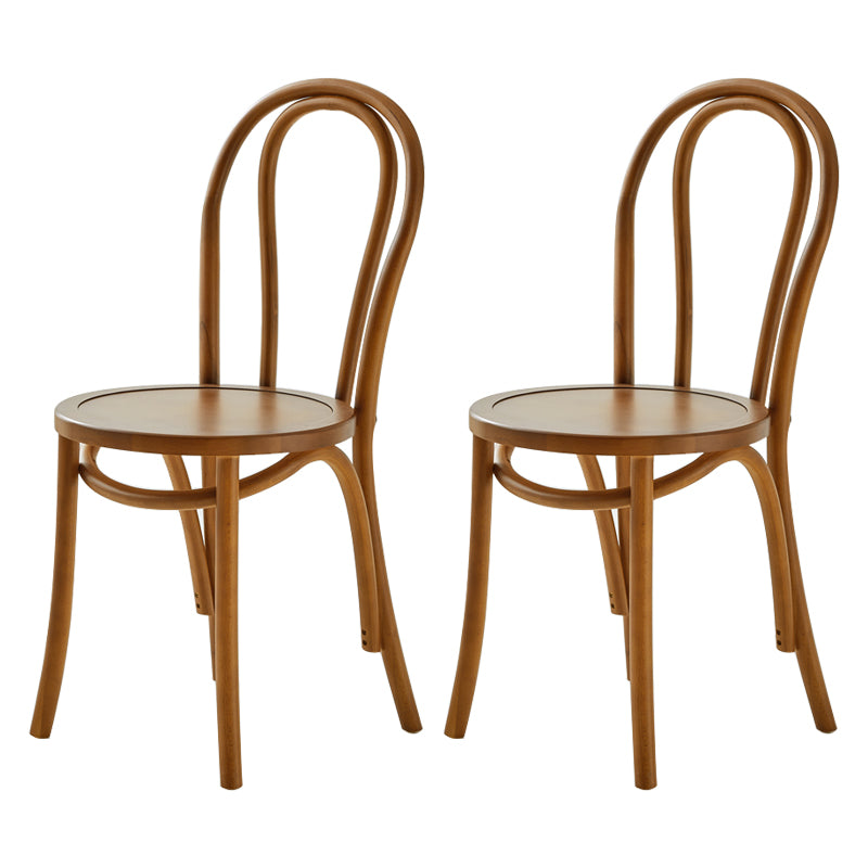 Le bois de hêtre de style moderne préside les chaises de salle à manger de cuisine arrière de Windsor