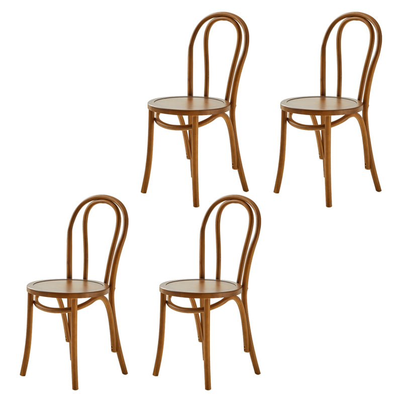 Le bois de hêtre de style moderne préside les chaises de salle à manger de cuisine arrière de Windsor