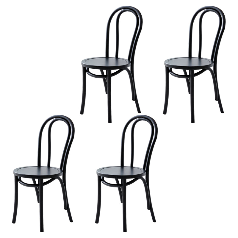 Le bois de hêtre de style moderne préside les chaises de salle à manger de cuisine arrière de Windsor