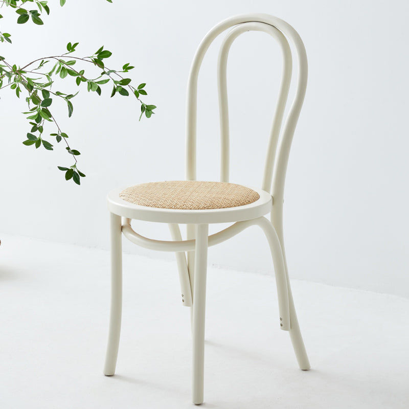 Le bois de hêtre de style moderne préside les chaises de salle à manger de cuisine arrière de Windsor