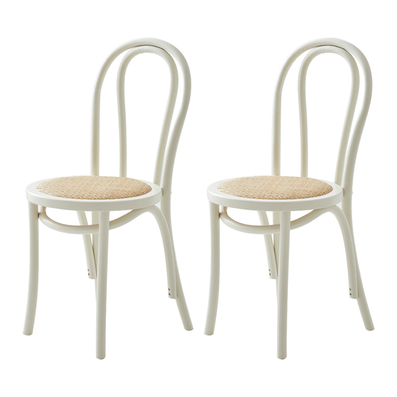 Le bois de hêtre de style moderne préside les chaises de salle à manger de cuisine arrière de Windsor
