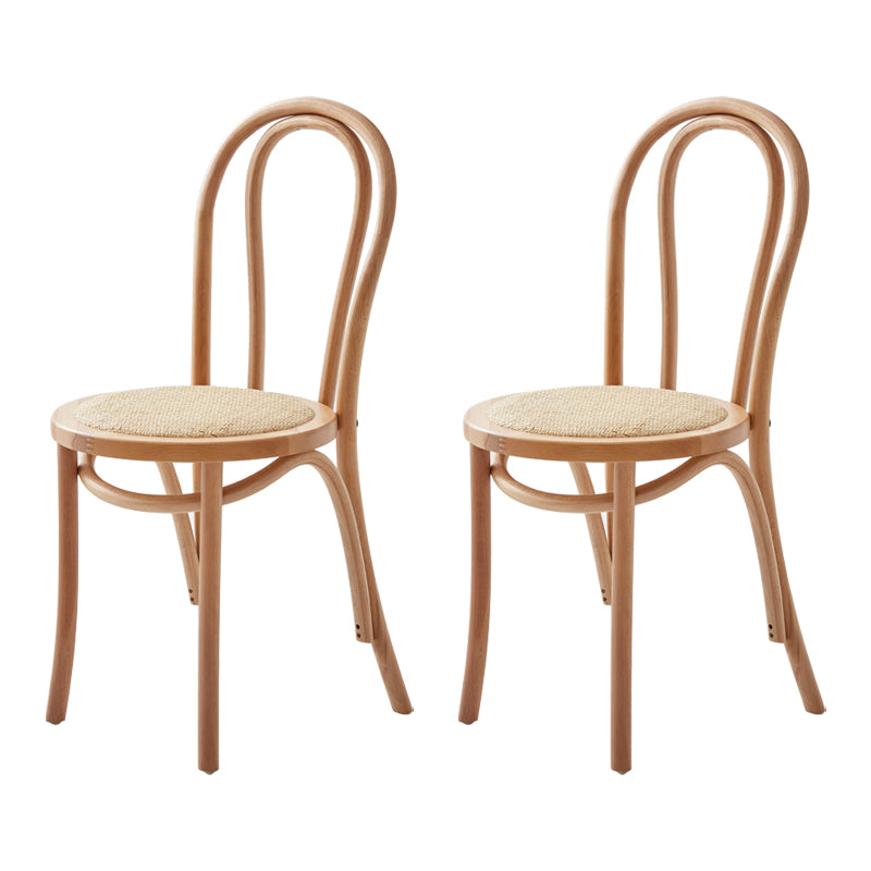 Le bois de hêtre de style moderne préside les chaises de salle à manger de cuisine arrière de Windsor