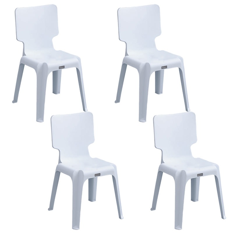 Chaise d'appoint en plastique pour marché nocturne scandinave, chaise de salle à manger à dossier solide, couleur claire