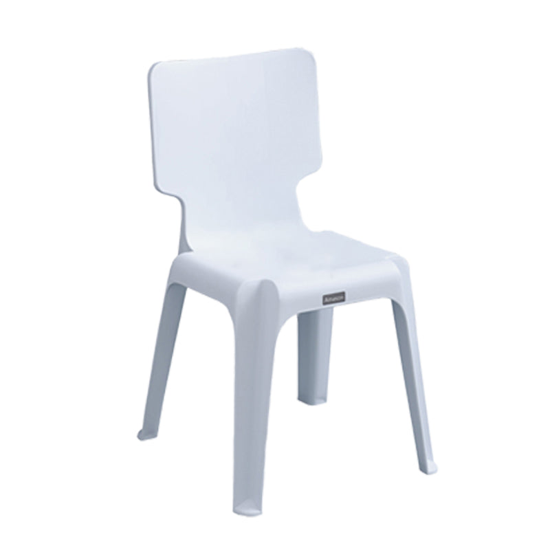 Chaise d'appoint en plastique pour marché nocturne scandinave, chaise de salle à manger à dossier solide, couleur claire