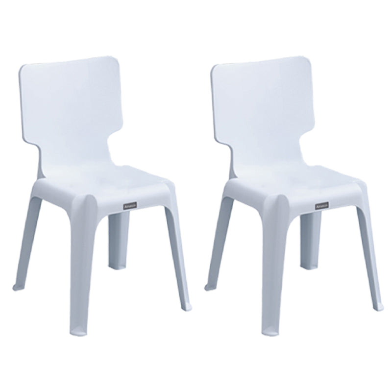 Chaise d'appoint en plastique pour marché nocturne scandinave, chaise de salle à manger à dossier solide, couleur claire