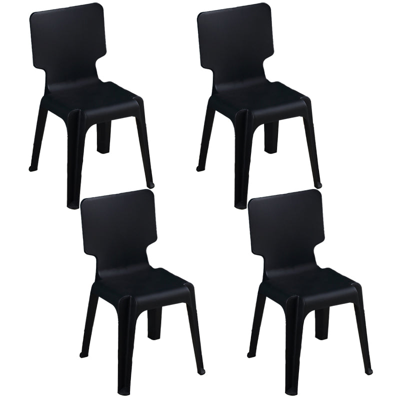 Chaise d'appoint en plastique pour marché nocturne scandinave, chaise de salle à manger à dossier solide, couleur claire