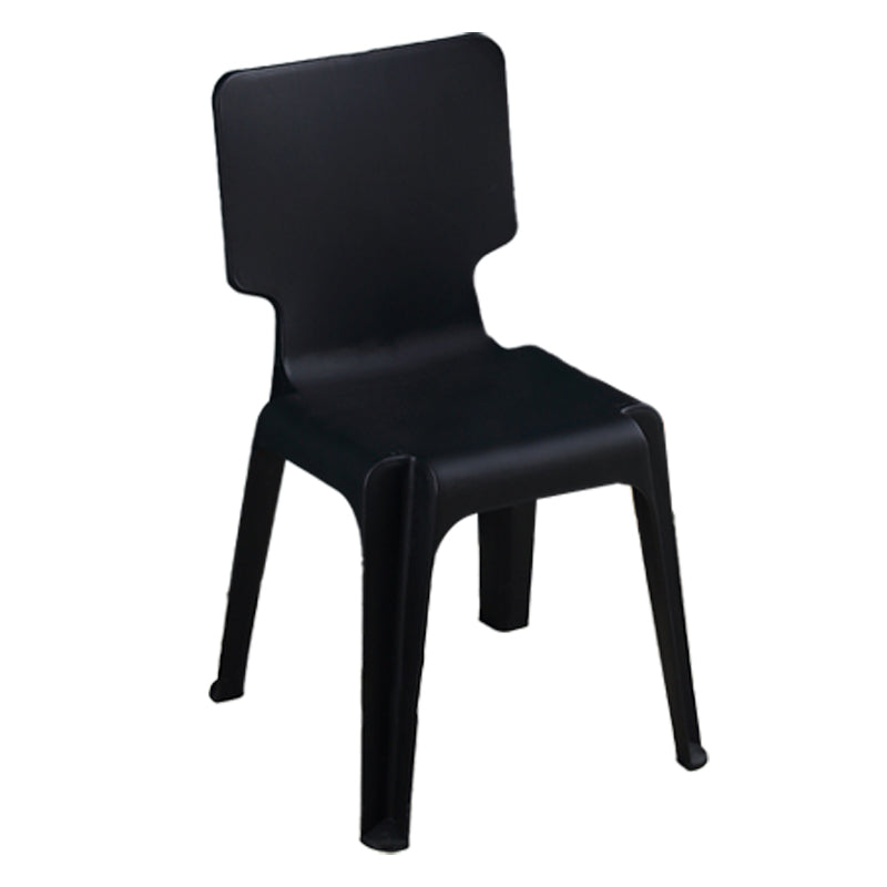 Chaise d'appoint en plastique pour marché nocturne scandinave, chaise de salle à manger à dossier solide, couleur claire