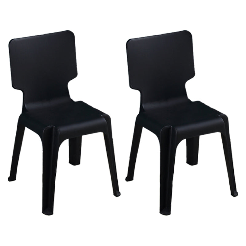 Chaise d'appoint en plastique pour marché nocturne scandinave, chaise de salle à manger à dossier solide, couleur claire