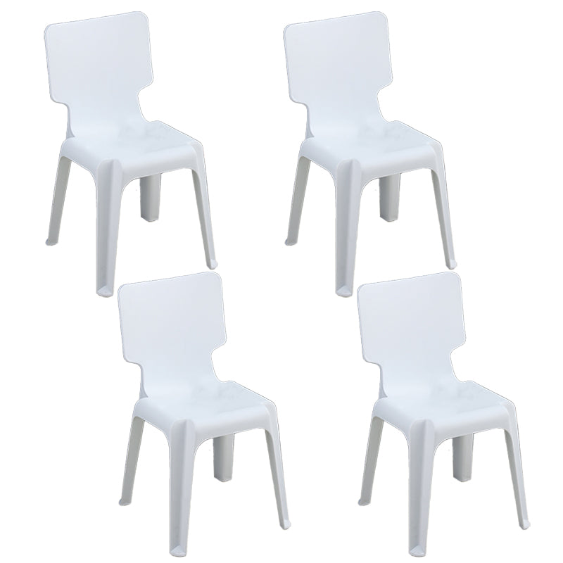 Chaise d'appoint en plastique pour marché nocturne scandinave, chaise de salle à manger à dossier solide, couleur claire