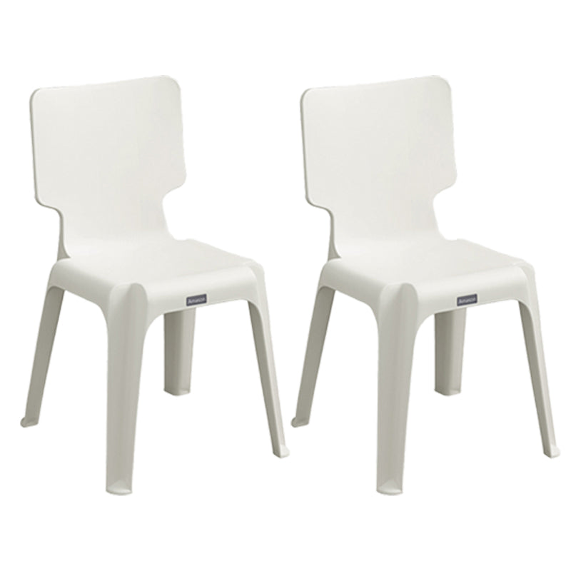 Chaise d'appoint en plastique pour marché nocturne scandinave, chaise de salle à manger à dossier solide, couleur claire