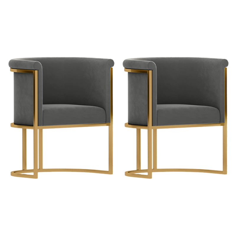Chaises sans accoudoirs rembourrées de style scandinave, chaises latérales à dossier solide pour la maison