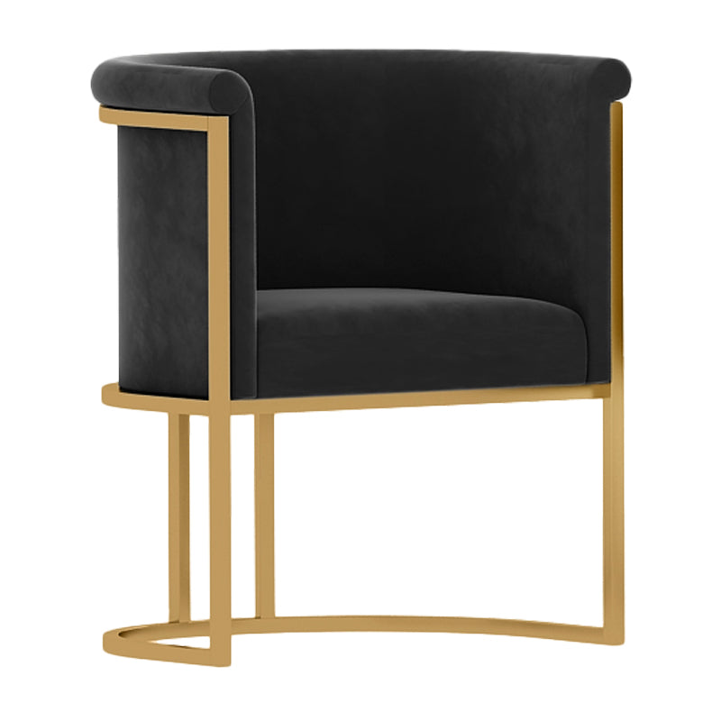 Chaises sans accoudoirs rembourrées de style scandinave, chaises latérales à dossier solide pour la maison