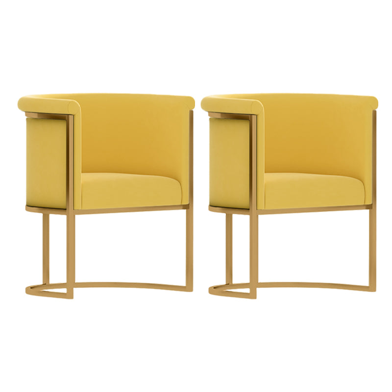 Chaises sans accoudoirs rembourrées de style scandinave, chaises latérales à dossier solide pour la maison