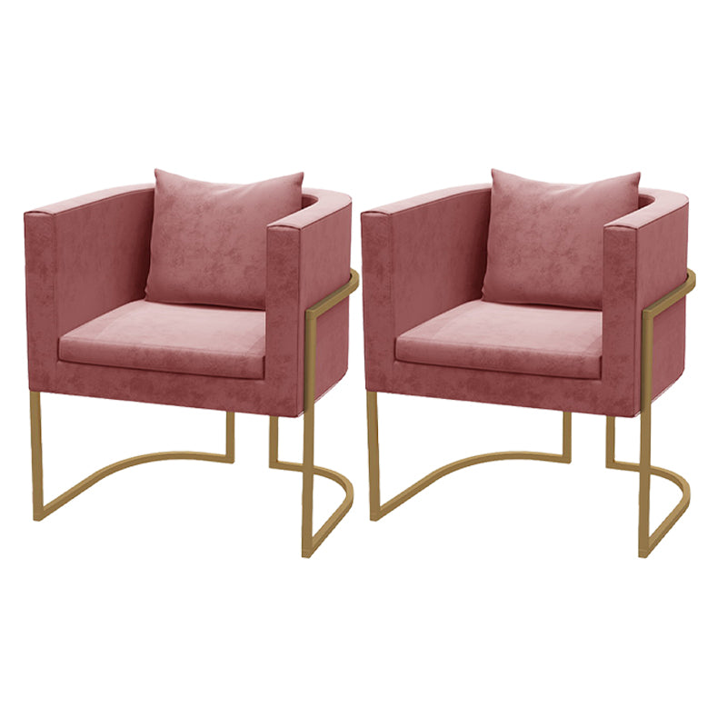 Chaises de salle à manger rembourrées sans accoudoirs de style scandinave, chaises latérales à dossier solide pour un usage domestique