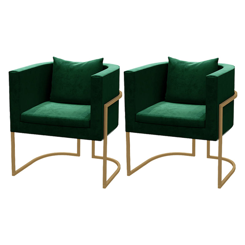 Chaises de salle à manger rembourrées sans accoudoirs de style scandinave, chaises latérales à dossier solide pour un usage domestique