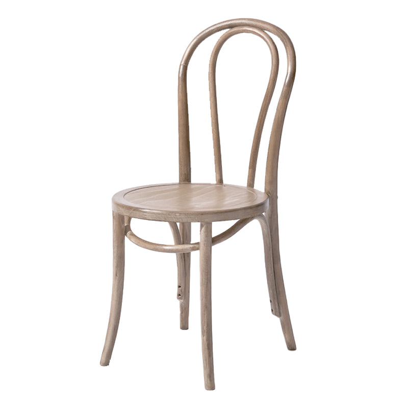 Chaise de style contemporain en bois de hêtre Cuisine Salle à manger Windsor Back Side Chairs