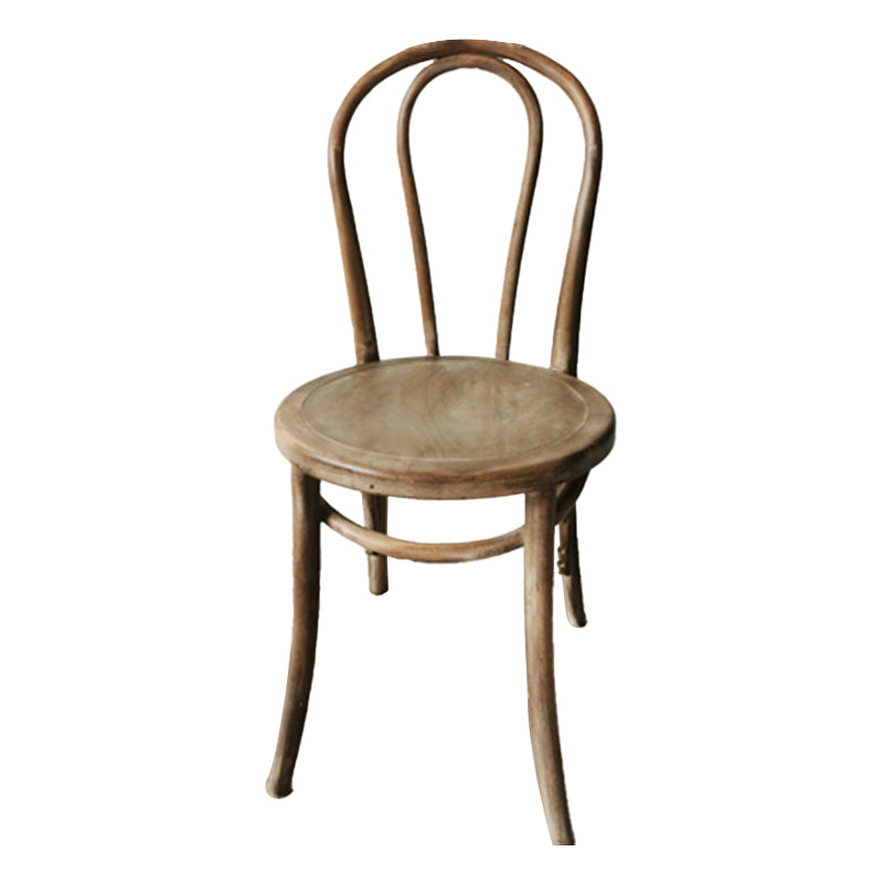 Chaise de style contemporain en bois de hêtre Cuisine Salle à manger Windsor Back Side Chairs