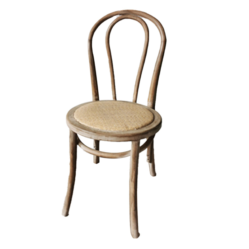 Chaise de style contemporain en bois de hêtre Cuisine Salle à manger Windsor Back Side Chairs