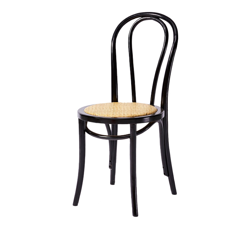 Chaise de style contemporain en bois de hêtre Cuisine Salle à manger Windsor Back Side Chairs