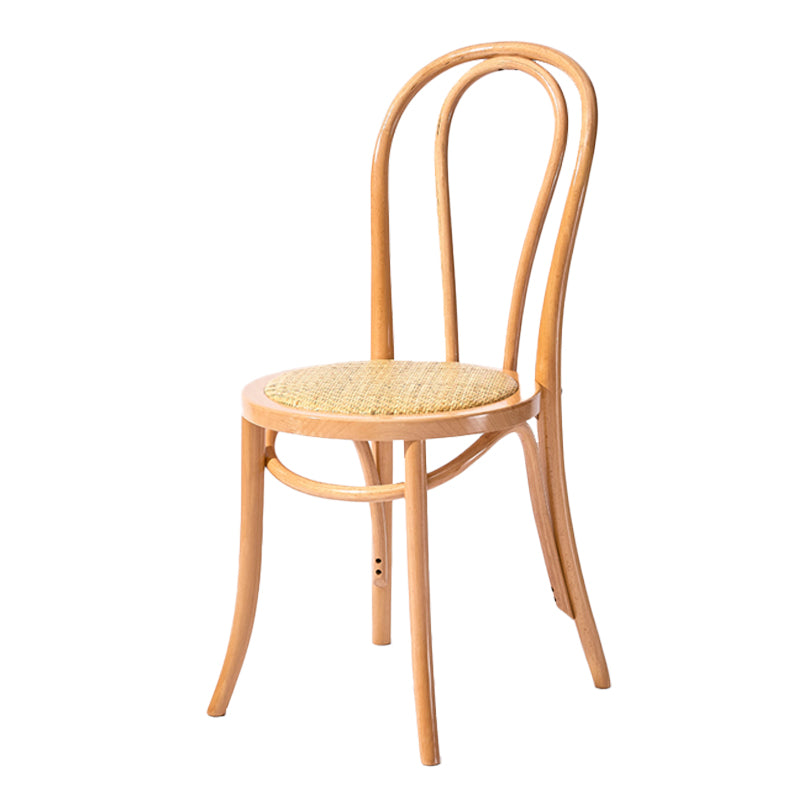 Chaise de style contemporain en bois de hêtre Cuisine Salle à manger Windsor Back Side Chairs