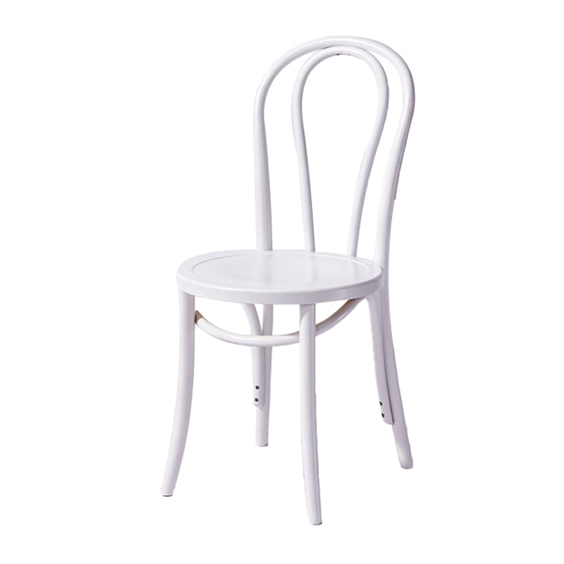 Chaise de style contemporain en bois de hêtre Cuisine Salle à manger Windsor Back Side Chairs