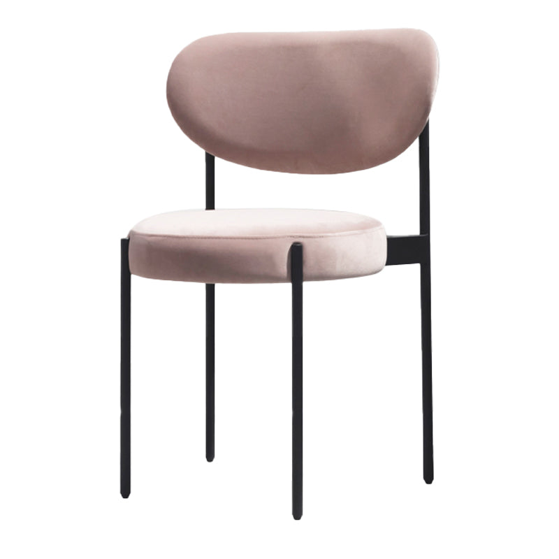 Chaises d'appoint rembourrées de Style scandinave, chaise de salle à manger à dossier ouvert pour la maison