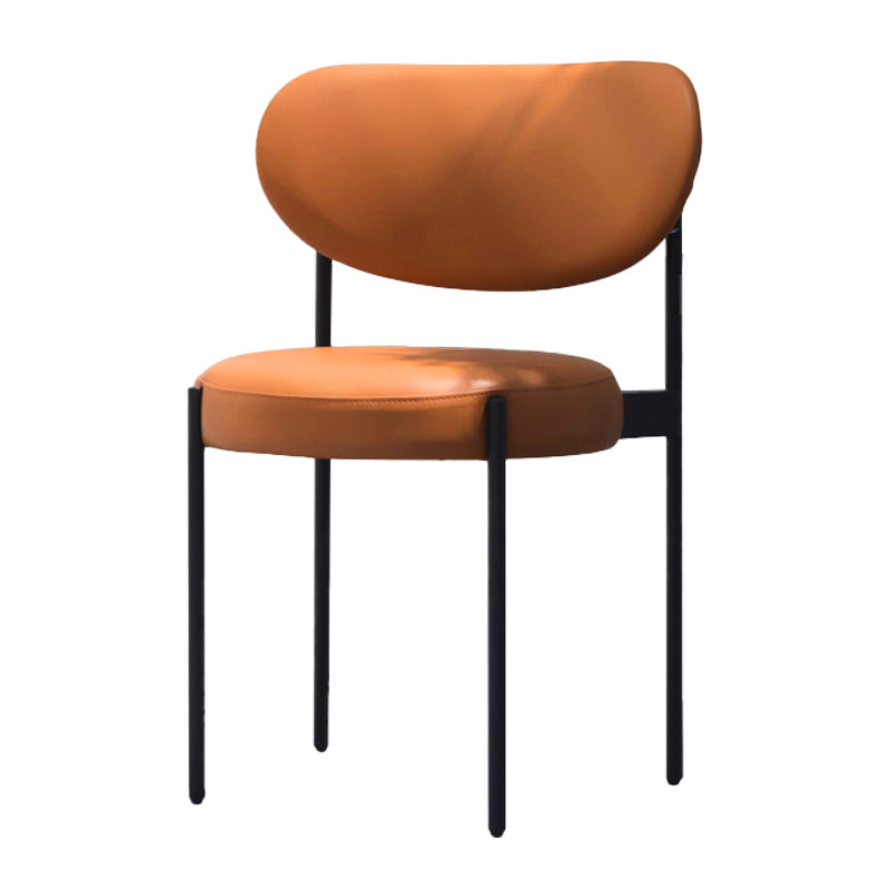 Chaises d'appoint rembourrées de Style scandinave, chaise de salle à manger à dossier ouvert pour la maison