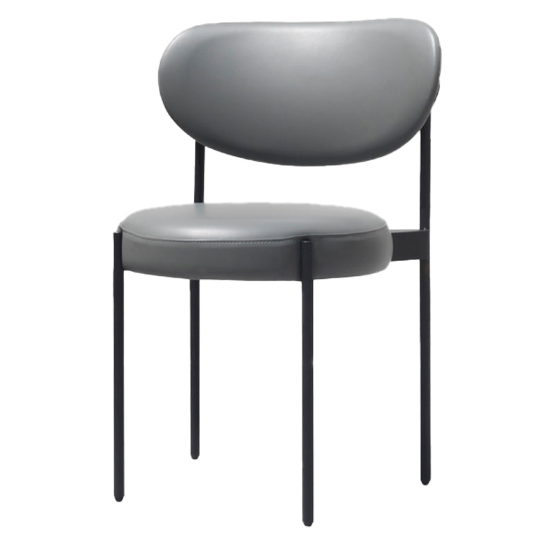 Chaises d'appoint rembourrées de Style scandinave, chaise de salle à manger à dossier ouvert pour la maison