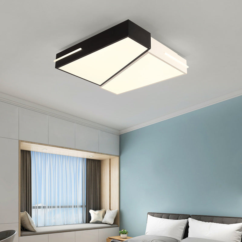 Plafonnier géométrique de style moderne, luminaire de plafond pour chambre à coucher, salon