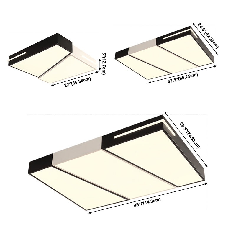 Plafonnier géométrique de style moderne, luminaire de plafond pour chambre à coucher, salon