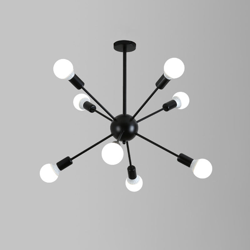 Multi-Head Chandelier Lighting Fixtures Modern Style Sputnik Suspension Light
