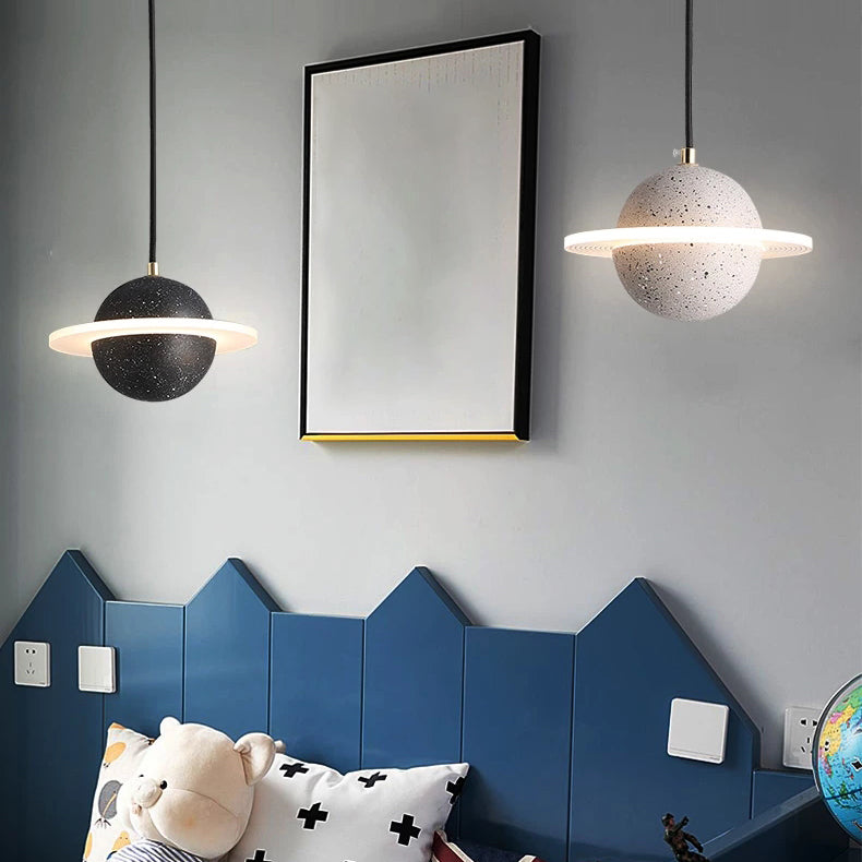 Creative Universe LED Pendant Light Simplicity Hanging Lamp for Bedroom Foyer
