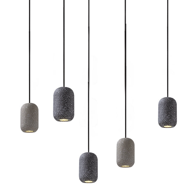 Zylindrische Zement hängen hängendes modernistische Einfachheit Federung für Schlafzimmer