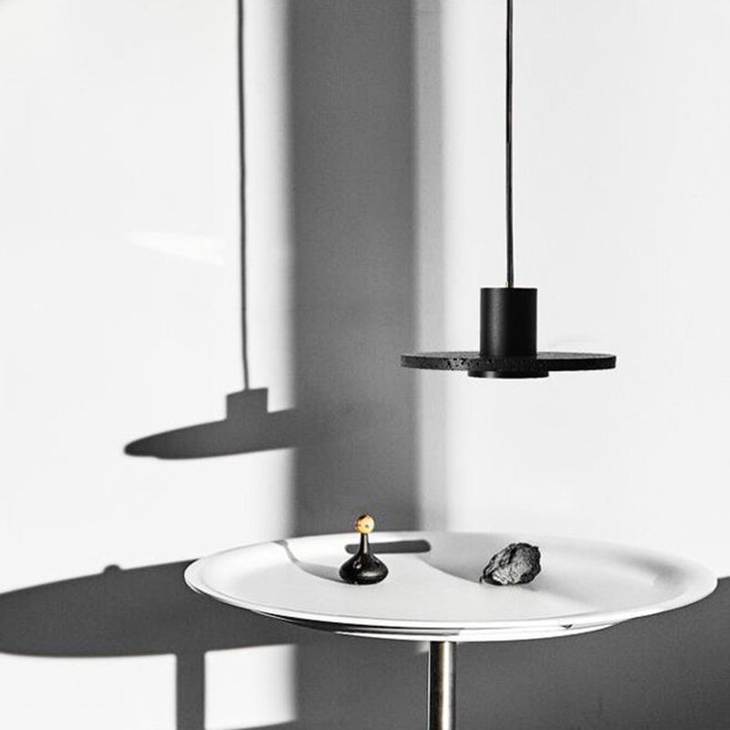 Moderner Stil hängend Licht Steinzylinder Anhänger Licht für das Lernen Esszimmer