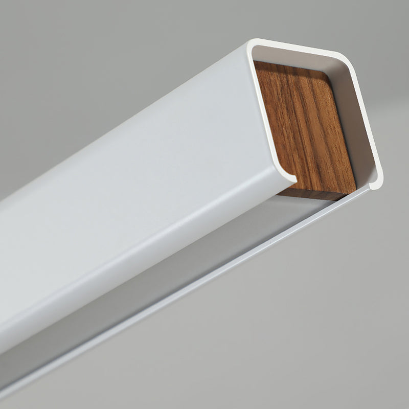 LED Modern Simple Hanging Light Rectangle Rectangle Pendant Lightture pour salle à manger