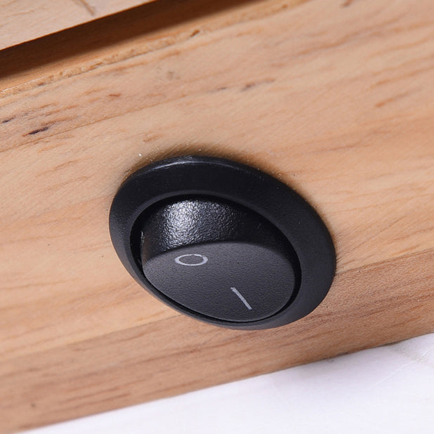 Einfacher Stil rotierende Wandleuchten LED -Holzwandlampe für Schlafzimmer Wohnzimmer