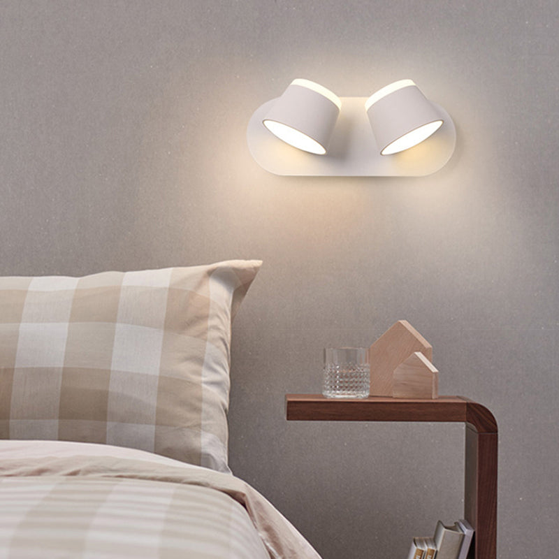 Schlafzimmer einfache LED -Leuchterleuchte rotierbare wandmontierte Beleuchtungskörper