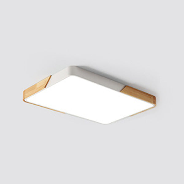 Modern Macaroon Geometric LED Massimale Lampada Ferro 1 Light Flush Mount per Bedroom