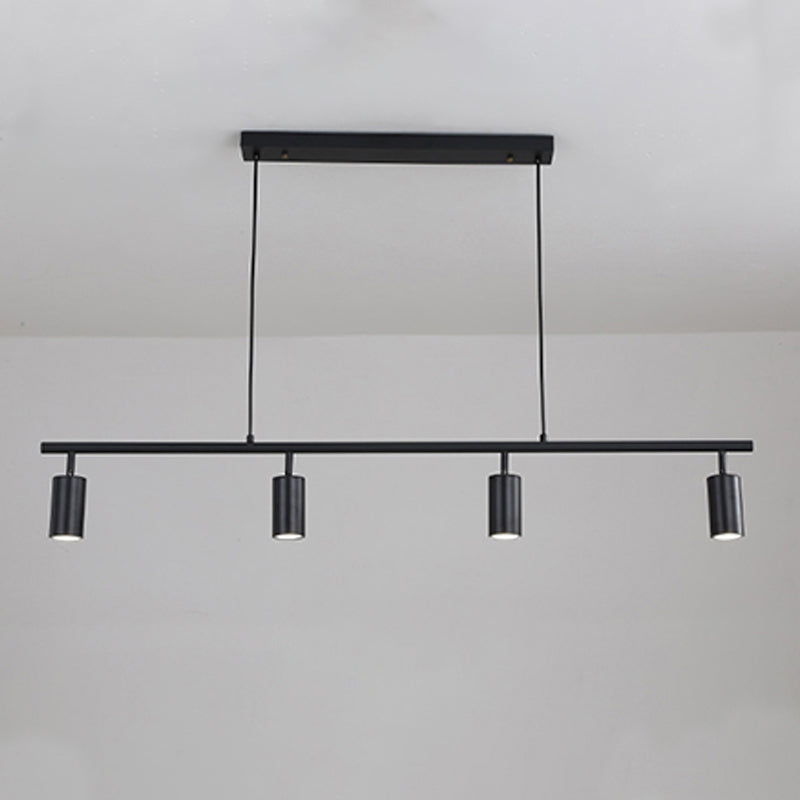 Pendants contemporains Metal Metal 4 Light Island Chandelier