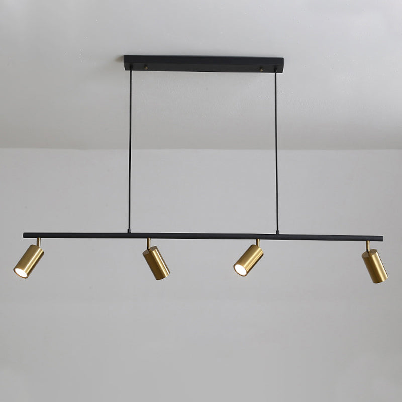 Pendants contemporains Metal Metal 4 Light Island Chandelier