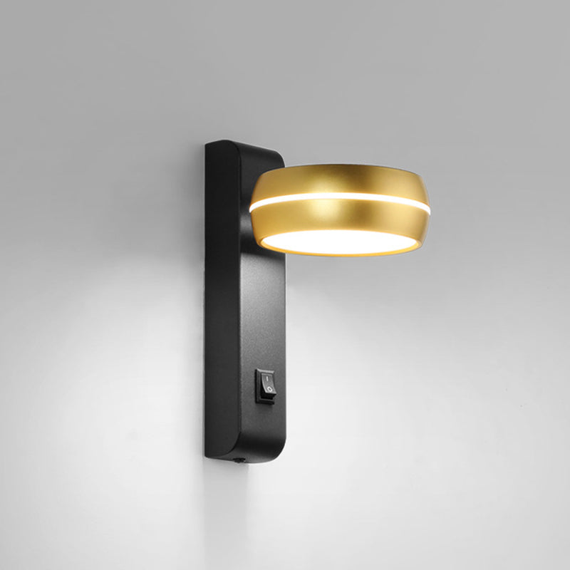 Luces de apliques de pared de tambor de estilo contemporáneo 1 Luz LED LIGHTIVE