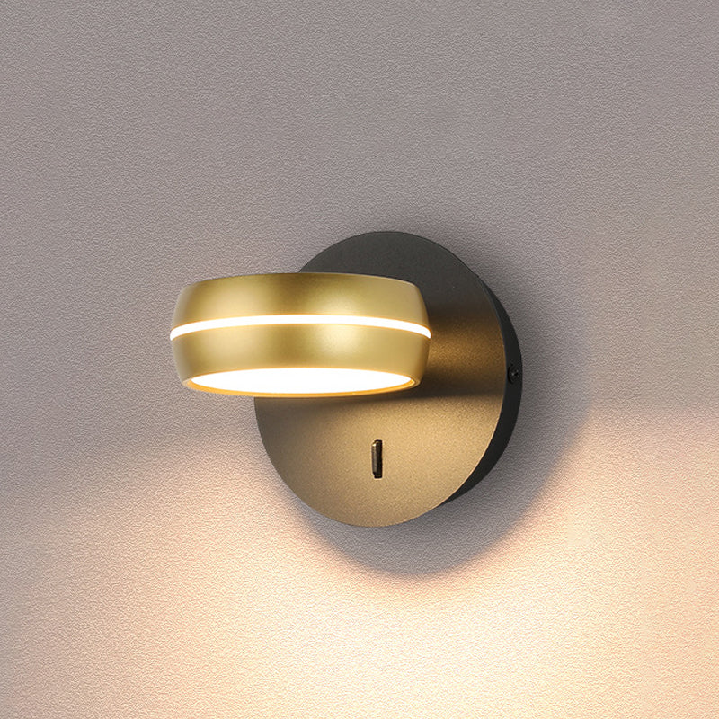 Luces de apliques de pared de tambor de estilo contemporáneo 1 Luz LED LIGHTIVE