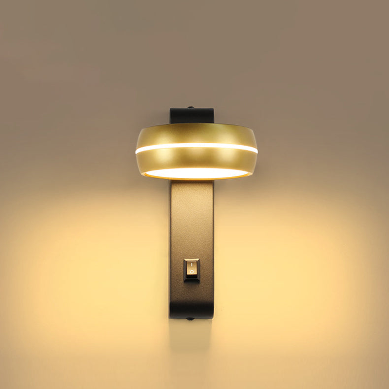 Luces de apliques de pared de tambor de estilo contemporáneo 1 Luz LED LIGHTIVE