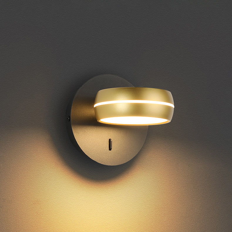 Luces de apliques de pared de tambor de estilo contemporáneo 1 Luz LED LIGHTIVE