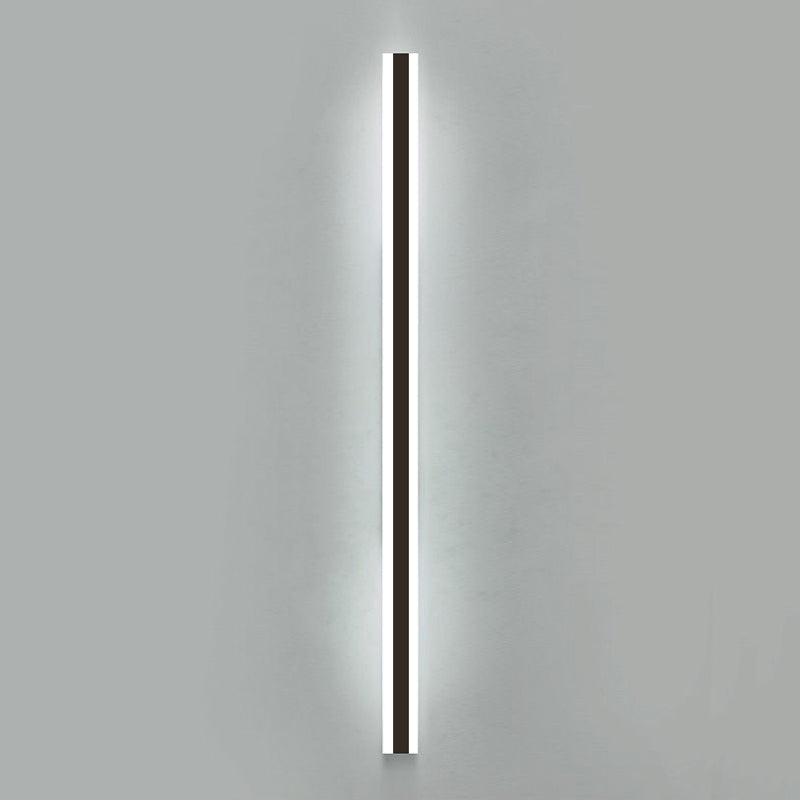 Luces de apliques de pared lineal contemporánea 1 Light Light Light Accesorio con sombra acrílica