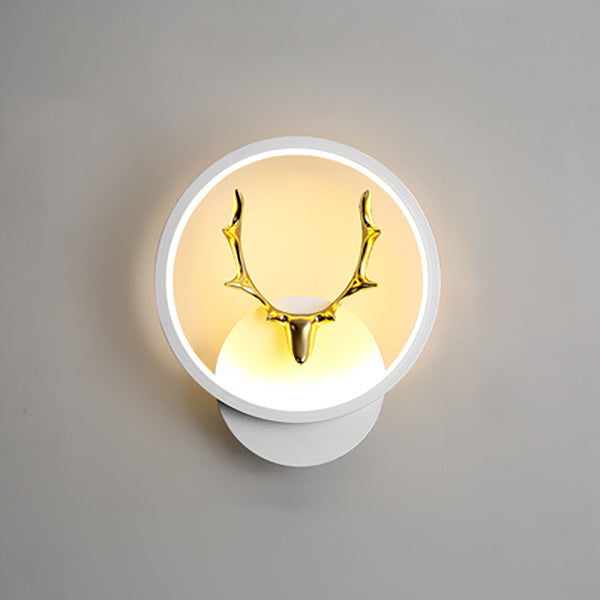 Light metal a parete geometrica contemporanea in metallo 1 lampada a LED LAD