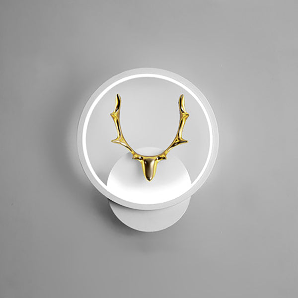 Light metal a parete geometrica contemporanea in metallo 1 lampada a LED LAD