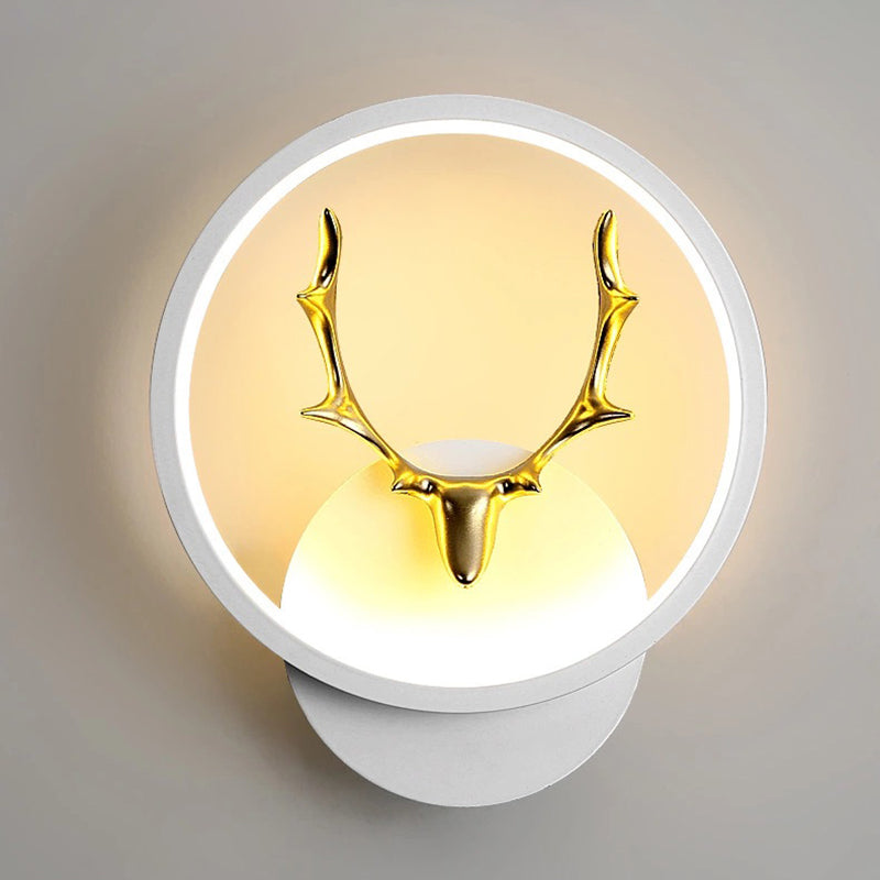 Light metal a parete geometrica contemporanea in metallo 1 lampada a LED LAD