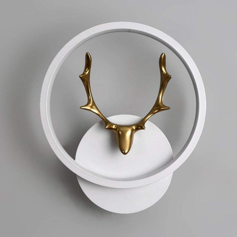 Light metal a parete geometrica contemporanea in metallo 1 lampada a LED LAD